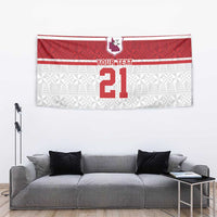 Queensland Tonga Custom Tapestry QLD with Tongan Ngatu Pattern