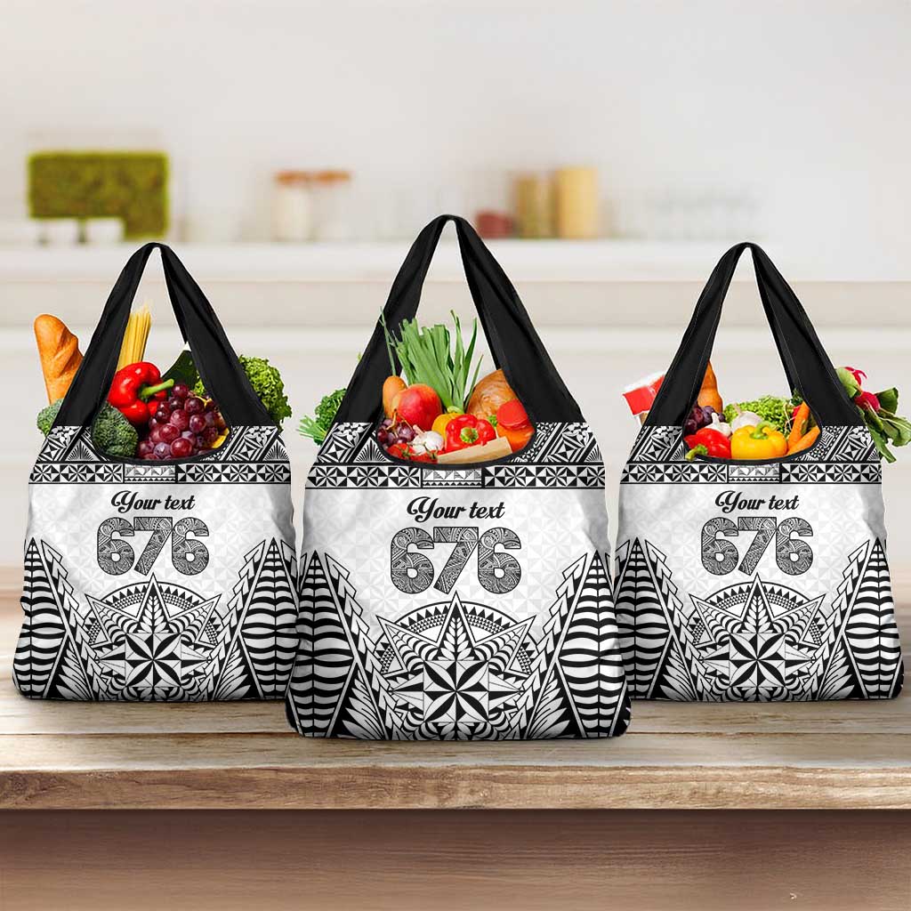 Personalised Tonga 676 Grocery Bag Tribal Kupesi Ngatu Unique