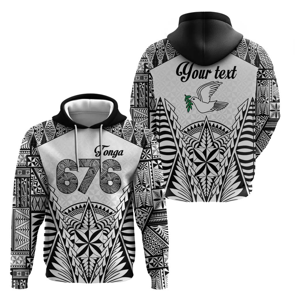 Personalised Tonga 676 Hoodie Tribal Kupesi Ngatu Unique LT9 - Polynesian Pride