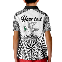 Personalised Tonga 676 Kid Polo Shirt Tribal Kupesi Ngatu Unique LT9 - Polynesian Pride