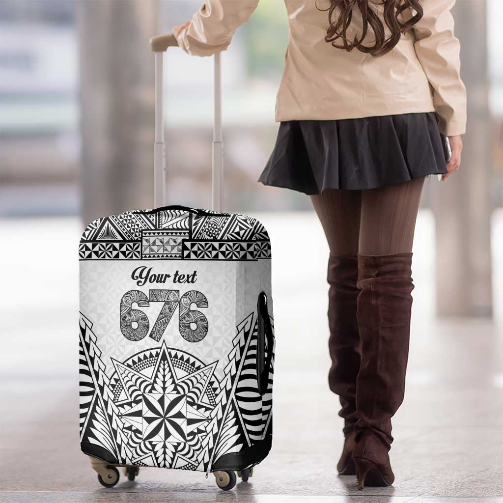 Personalised Tonga 676 Luggage Cover Tribal Kupesi Ngatu Unique LT9 - Polynesian Pride