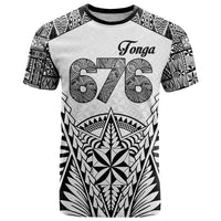 Personalised Tonga 676 T Shirt Tribal Kupesi Ngatu Unique LT9 White - Polynesian Pride