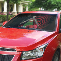 Huli Wigmen Tribe Hela Province Auto Sun Shade Papua New Guinea Indigenous Pattern LT9 - Polynesian Pride