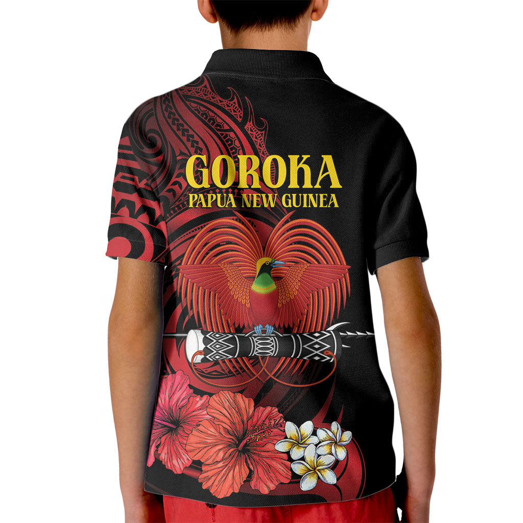 Huli Wigmen Tribe Hela Province Kid Polo Shirt Papua New Guinea Indigenous Pattern LT9 - Polynesian Pride
