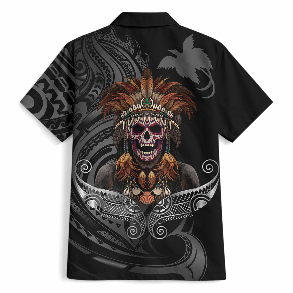 Mokomoko Tribe Eastern Highlands Province Hawaiian Shirt Papua New Guinea Indigenous Pattern LT9 - Polynesian Pride