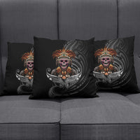Mokomoko Tribe Eastern Highlands Province Pillow Cover Papua New Guinea Indigenous Pattern LT9 - Polynesian Pride