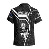 New Zealand Aotearoa Rugby Hawaiian Shirt Black Fern Maori Tribal Sporty Style LT9 - Polynesian Pride