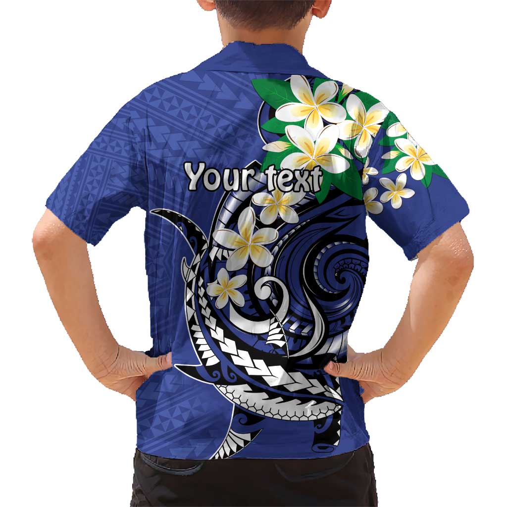 FSM Chuuk State Polynesian Shark Tattoo Personalised Kid Hawaiian Shirt LT9 - Polynesian Pride