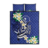 FSM Chuuk State Polynesian Shark Tattoo Personalised Quilt Bed Set