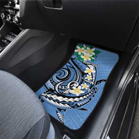 FSM Kosrae Polynesian Shark Tattoo Personalised Car Mats
