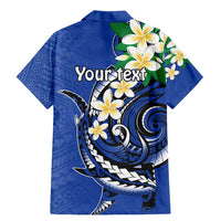FSM Pohnpei Polynesian Shark Tattoo Personalised Family Matching Mermaid Dress and Hawaiian Shirt