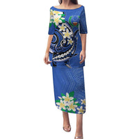 FSM Pohnpei Polynesian Shark Tattoo Personalised Family Matching Puletasi and Hawaiian Shirt