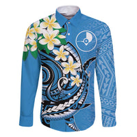 FSM Yap State Polynesian Shark Tattoo Personalised Family Matching Summer Maxi Dress and Hawaiian Shirt