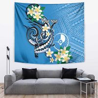 FSM Yap State Polynesian Shark Tattoo Personalised Tapestry