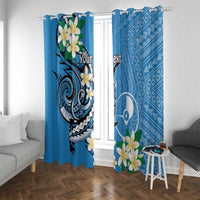 FSM Yap State Polynesian Shark Tattoo Personalised Window Curtain