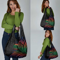 New Caledonia Polynesian Tatoo Personalised Grocery Bag