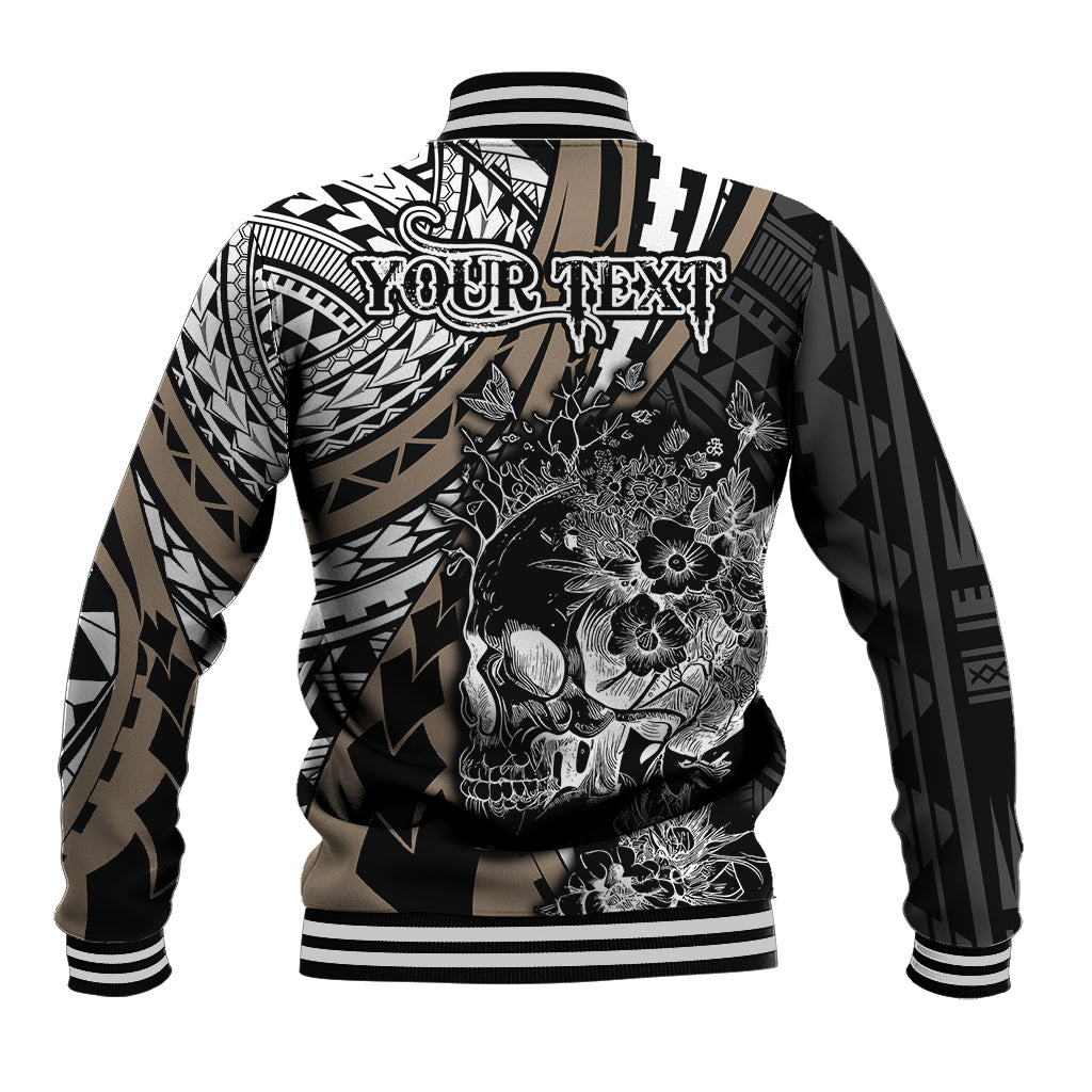 personalised-polynesia-skull-baseball-jacket-tattoo-in-the-style-of-maori-with-marine-life-gold