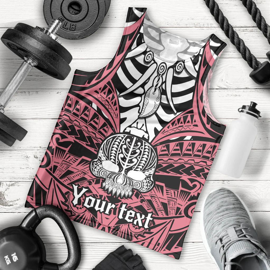 personalised-polynesia-skull-men-tank-top-with-boars-tusk-pink-arty-vibe