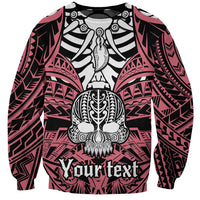 personalised-polynesia-skull-sweatshirt-with-boars-tusk-pink-arty-vibe