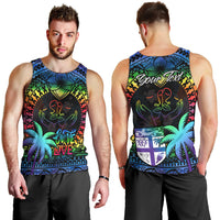 personalised-fiji-lgbt-men-tank-top-love-is-love-tapa-pattern-rainbow-water-color