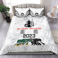 New Zealand South Africa Rugby Bedding Set History Commemorative World Cup Winners Unique LT9 - Polynesian Pride