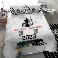 New Zealand South Africa Rugby Bedding Set History Commemorative World Cup Winners Unique LT9 - Polynesian Pride
