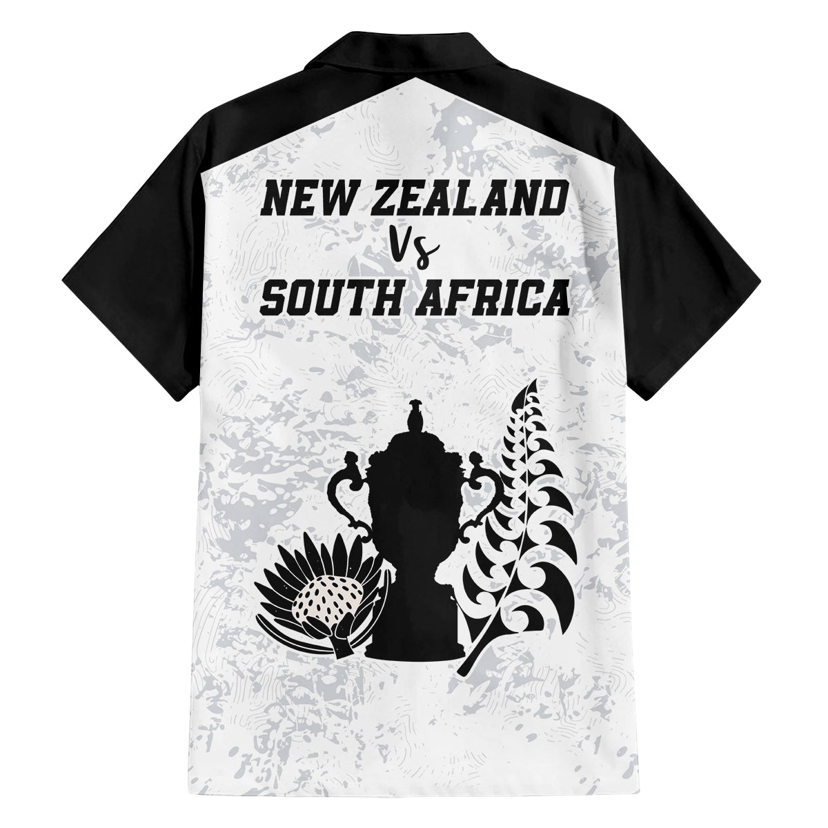 New Zealand South Africa Rugby Family Matching Puletasi Dress and Hawaiian Shirt History Commemorative World Cup Winners Unique LT9 - Polynesian Pride