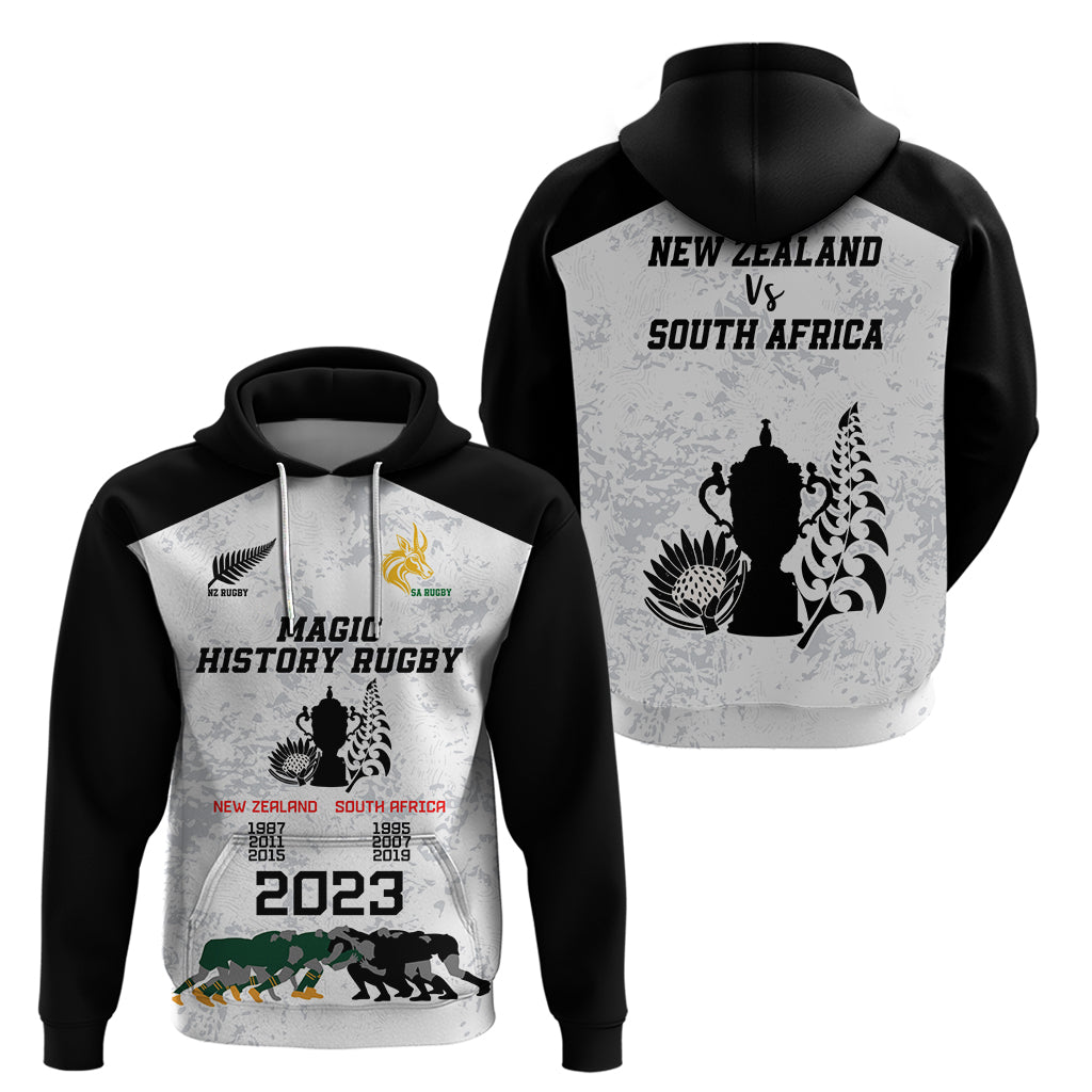 New Zealand South Africa Rugby Hoodie History Commemorative World Cup Winners Unique LT9 - Polynesian Pride