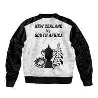New Zealand South Africa Rugby Sleeve Zip Bomber Jacket History Commemorative World Cup Winners Unique LT9 - Polynesian Pride