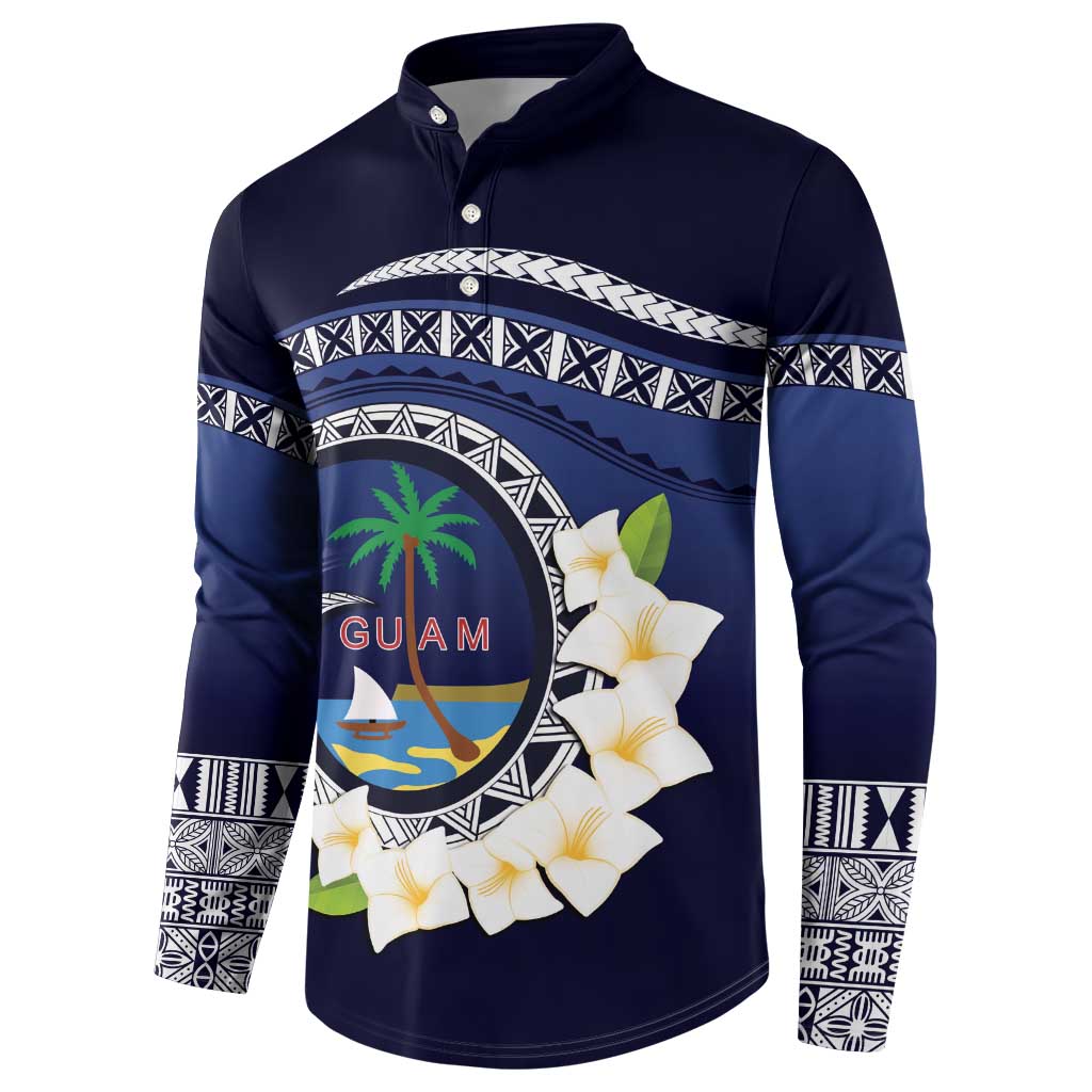 Hafai Adai Guam Guasalis Button Sweatshirt Polynesian Tribal Pattern