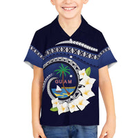 Hafai Adai Guam Guasalis Family Matching Long Sleeve Bodycon Dress and Hawaiian Shirt Polynesian Tribal Pattern