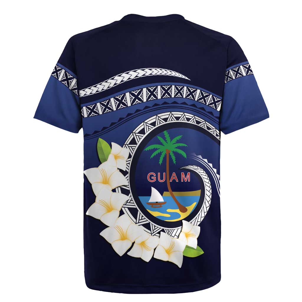 Hafai Adai Guam Guasalis Rugby Jersey Polynesian Tribal Pattern