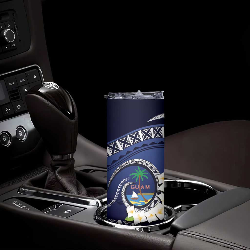 Hafai Adai Guam Guasalis Skinny Tumbler Polynesian Tribal Pattern