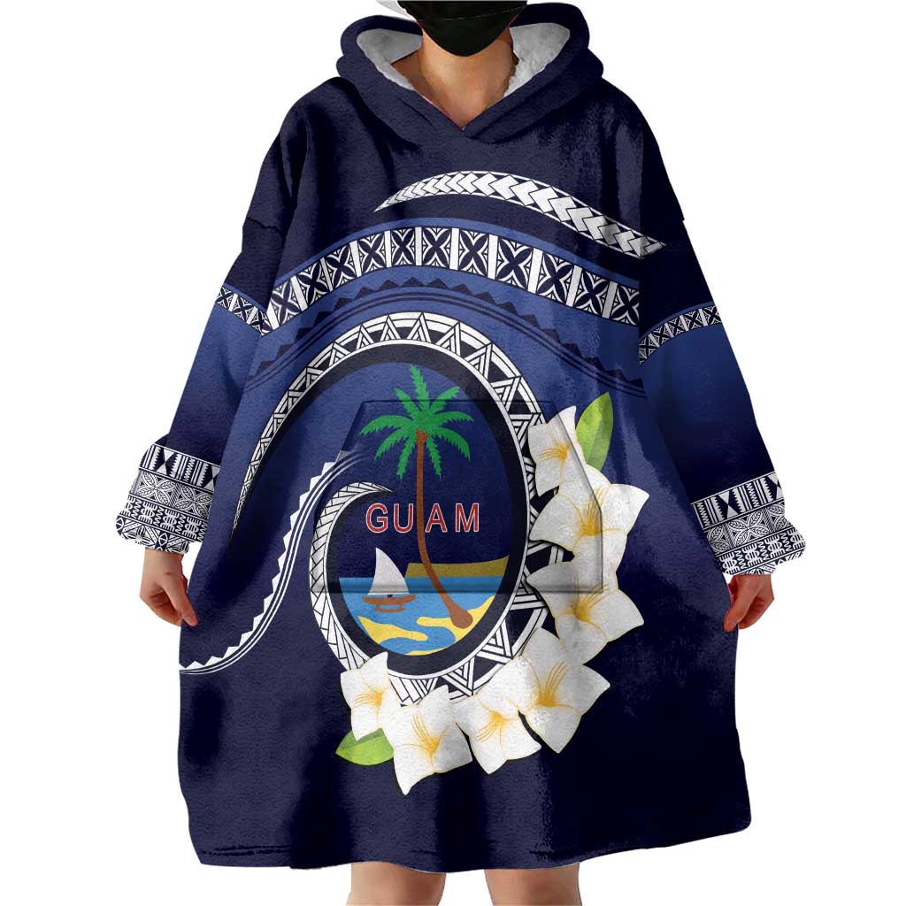 Hafai Adai Guam Guasalis Wearable Blanket Hoodie Polynesian Tribal Pattern