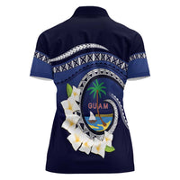 Hafai Adai Guam Guasalis Women Polo Shirt Polynesian Tribal Pattern