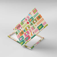 Mele Kalikimaka Hawaii Christmas Canvas Wall Art Funny Santan Hippie Style