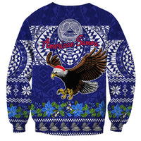 American Samoa Christmas Sweatshirt Manuia le Kerisimasi Polynesian Tribal LT9 - Polynesian Pride