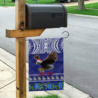 Personalised American Samoa Christmas Garden Flag Manuia le Kerisimasi Polynesian Tribal LT9 - Polynesian Pride