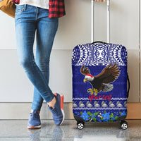 Personalised American Samoa Christmas Luggage Cover Manuia le Kerisimasi Polynesian Tribal LT9 - Polynesian Pride