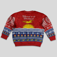 Kiribati Christmas Kid Ugly Christmas Sweater Tekeraoi n Te Tiritimati Polynesian Tribal LT9 - Polynesian Pride