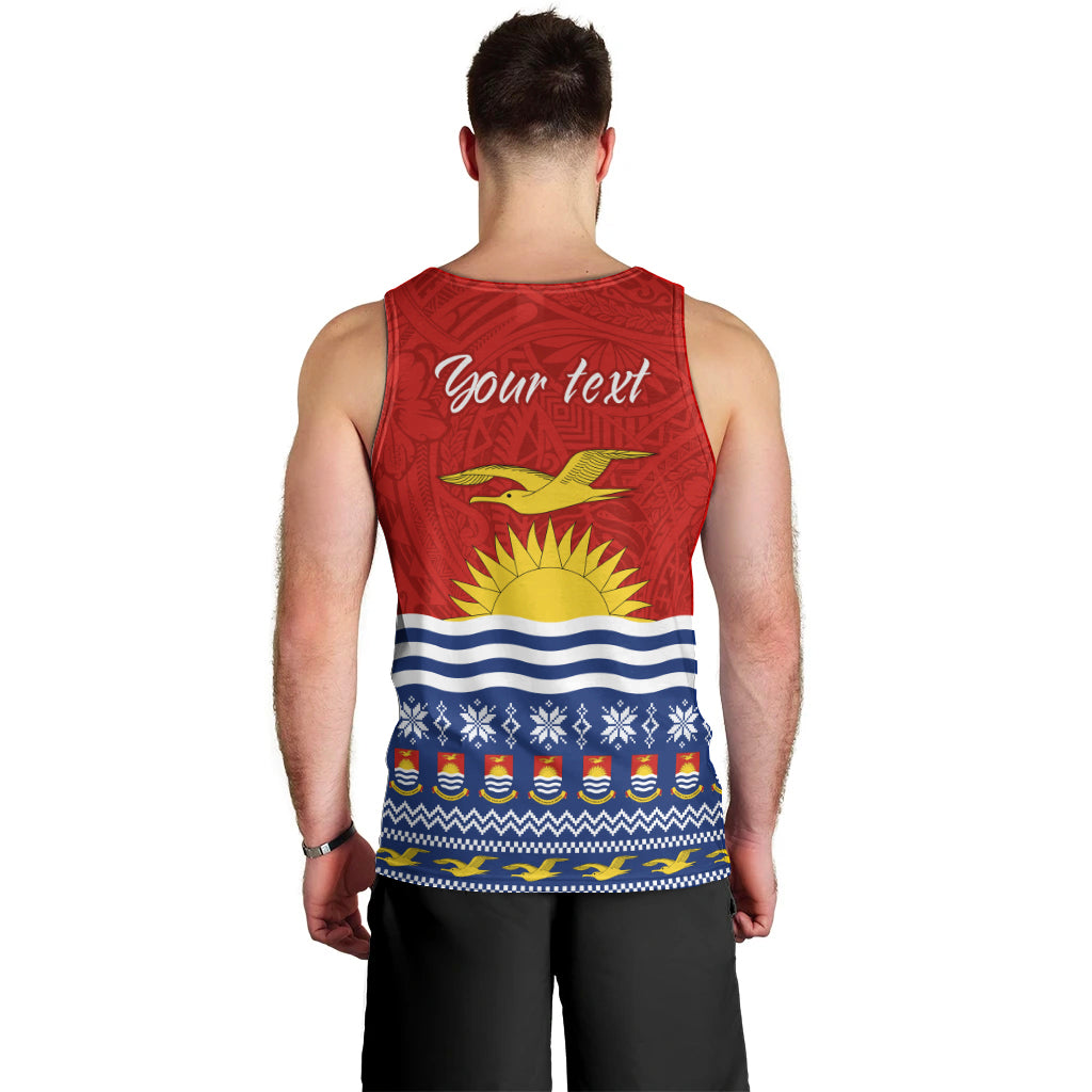 Personalised Kiribati Christmas Men Tank Top Tekeraoi n Te Tiritimati Polynesian Tribal LT9 - Polynesian Pride