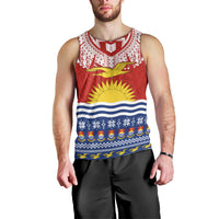 Personalised Kiribati Christmas Men Tank Top Tekeraoi n Te Tiritimati Polynesian Tribal LT9 - Polynesian Pride