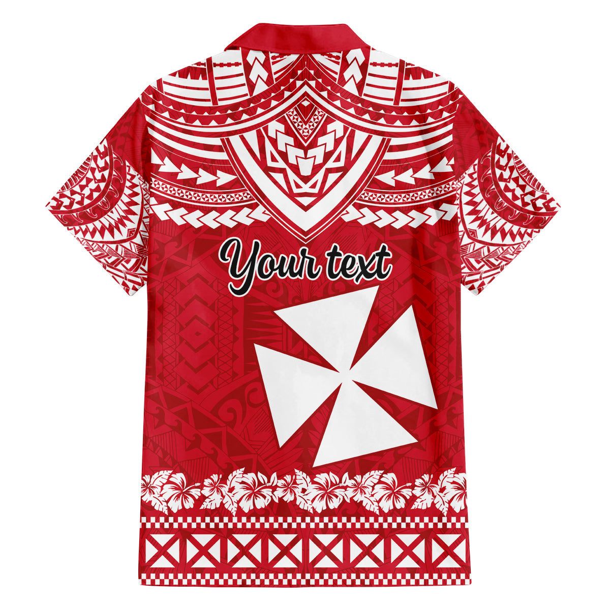 Personalised Wallis and Futuna Christmas Family Matching Long Sleeve Bodycon Dress and Hawaiian Shirt Polynesian Tribal LT9 - Polynesian Pride