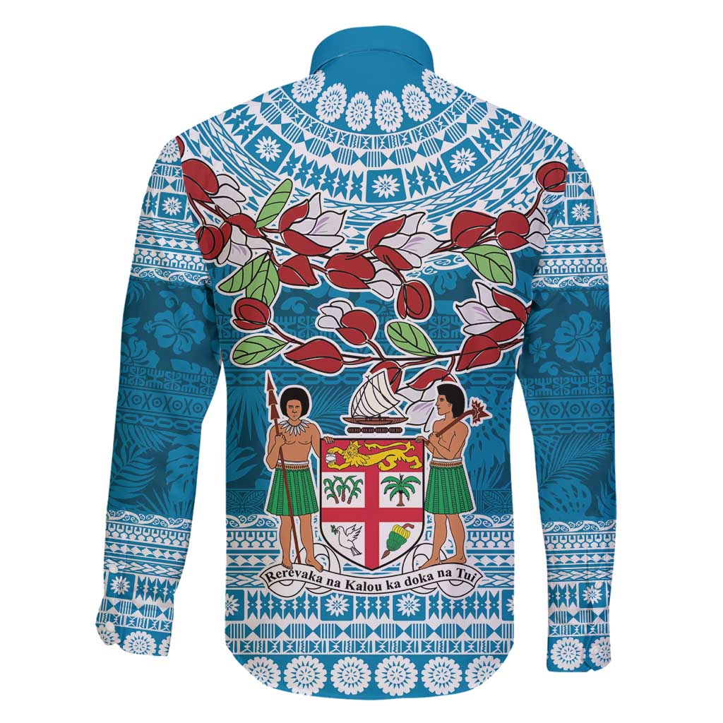 Fijian Tagimoucia Flowers Family Matching Mermaid Dress and Hawaiian Shirt Christmas Coquette bow