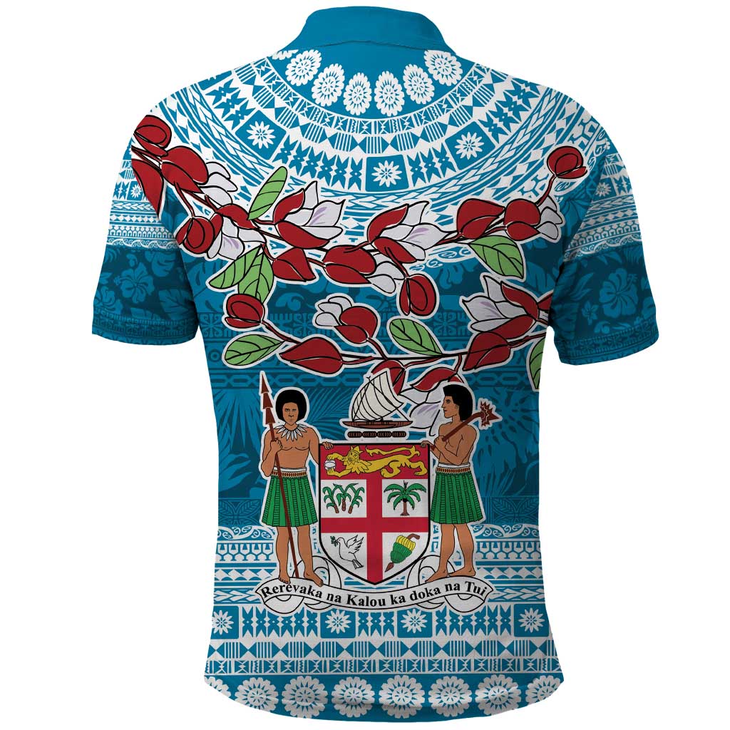 Fijian Tagimoucia Flowers Polo Shirt Christmas Coquette bow LT9 - Polynesian Pride