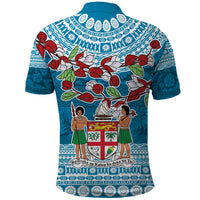 Fijian Tagimoucia Flowers Polo Shirt Christmas Coquette bow LT9 - Polynesian Pride
