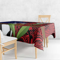 Samoan Ula Fala Flowers Tablecloth Christmas Santa Belt