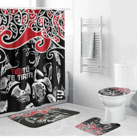 Aotearoa Toitu Te Tiriti Bathroom Set New Zealand Stand Together Stand Stronger - Polynesian Pride