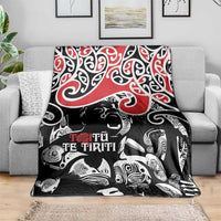 Aotearoa Toitu Te Tiriti Blanket New Zealand Stand Together Stand Stronger