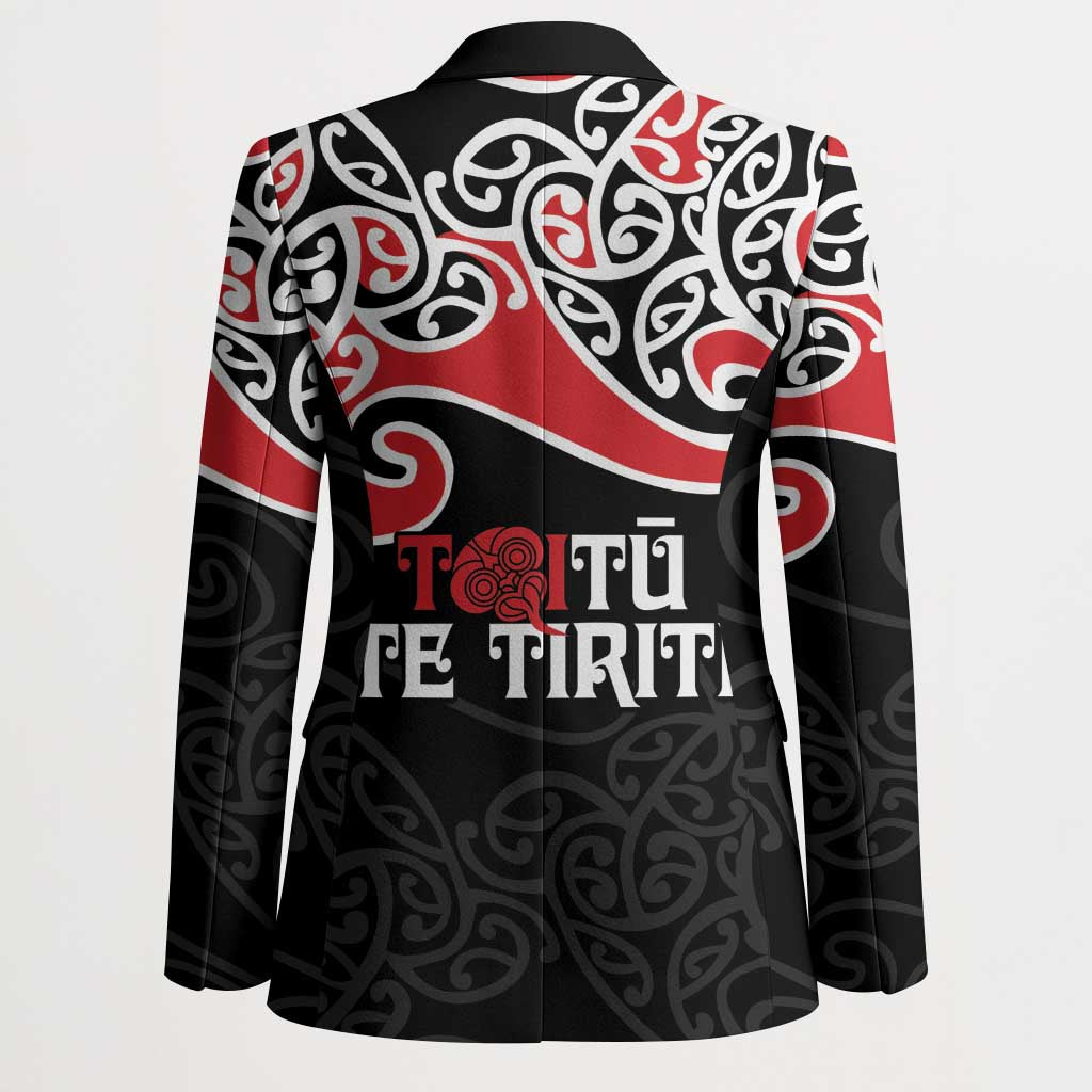 Aotearoa Toitu Te Tiriti Blazer New Zealand Stand Together Stand Stronger - Polynesian Pride